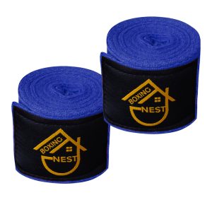 Boxing Nest Blue Hand Wraps